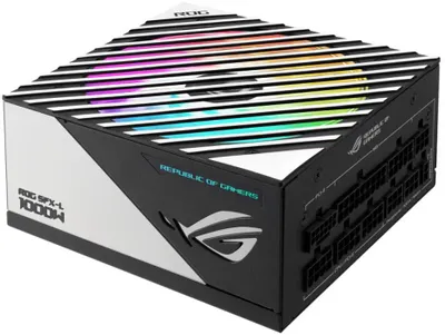 Блок питания ASUS Rog Loki 1000P,  1000Вт,  80 PLUS PLATINUM,  120мм, черный, retail [90ye00n1-b0na00]
