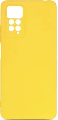 Чехол (клип-кейс) DF xiCase-62, для Xiaomi Redmi Note 11 Pro/11 Pro 5G, желтый [xicase-62 (yellow)]