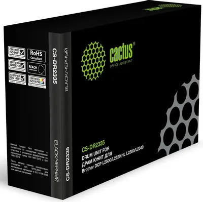 Блок фотобарабана Cactus CS-DR2335 DR-2335 черный ч/б:12000стр. для L2500/2520/2540/HL2300/2340/2360/MFC2700