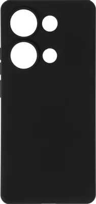 Чехол (клип-кейс) BORASCO Silicone Case, для Xiaomi Redmi Note 13 Pro 4G, черный [73006]