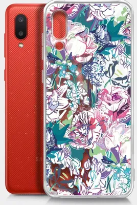 Чехол (клип-кейс) BORASCO ArtWorks, для Samsung Galaxy A02, прозрачный/рисунок [51368]