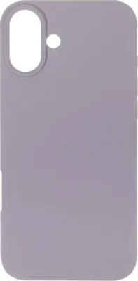 Чехол (клип-кейс) BORASCO Microfiber Case, для Apple iPhone 16 Plus, лавандовый [73686]