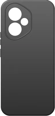Чехол (клип-кейс) BORASCO Silicone Case, для Honor 400, черный [75441]