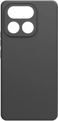 Чехол (клип-кейс) BORASCO Silicone Case, для Realme 16 5G, черный [76742]