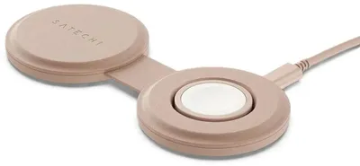 Беспроводное зарядное устройство SATECHI ST-QTG21R,  USB-C, USB-C, 15Вт, розовый
