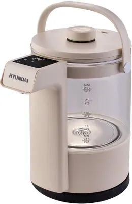 Чайник электрический Hyundai HYK-G7700, 2.5л, стекло