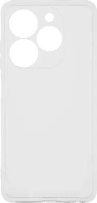 Чехол (клип-кейс) BORASCO Silicone Case, для Tecno Spark 20C, прозрачный [72689]