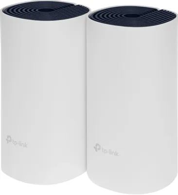 Бесшовный Mesh роутер TP-LINK DECO P9(2-PACK),  Wi-Fi 5,  AC1200,  2.4/5ГГц, 2 WAN/LAN, белый, 2 шт. в комплекте