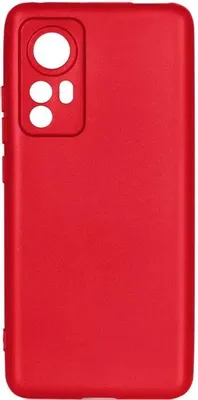 Чехол (клип-кейс) DF xiCase-63, для Xiaomi 12/12X, красный [xicase-63 (red)]