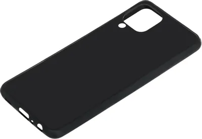 Чехол (клип-кейс) BORASCO Silicone Case, для Samsung Galaxy A22/M22, противоударный, черный [40290]