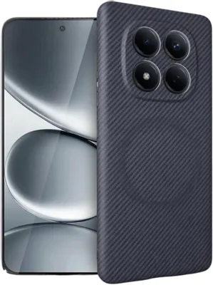 Чехол (клип-кейс) BORASCO Art Case, для Xiaomi Redmi Note 15 Pro 5G, черный [76445]