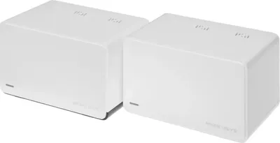 Бесшовный Mesh роутер MERCUSYS Halo H85X,  Wi-Fi 6,  AX3000,  2.4/5ГГц, 2 LAN,  белый, 2 шт. в комплекте [halo h85x(2-pack)]
