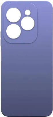 Чехол (клип-кейс) BORASCO Silicone Case, для Infinix Hot 40/40 Pro, лавандовый [72656]