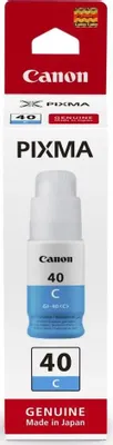 Чернила Canon GI-40C 3400C001, для Canon, 70мл, голубой
