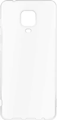 Чехол (клип-кейс) BORASCO для Xiaomi Redmi Note 9S/9 Pro, прозрачный [38846]