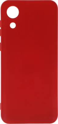 Чехол (клип-кейс) BORASCO Microfiber Case, для Samsung Galaxy A03 Core, противоударный, красный [40945]