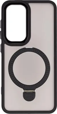Чехол (клип-кейс) ZIBELINO Ring Stand Matte, для Samsung Galaxy S25, черный [zrs-sam-s25-mt-blk]