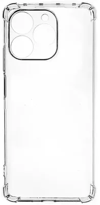 Чехол (клип-кейс) PERO CC02, для Realme Note 60, противоударный, прозрачный [cc02-rn60-tr]