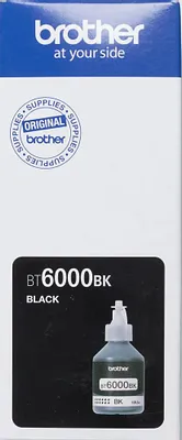 Чернила Brother BT6000BK, 108мл, черный