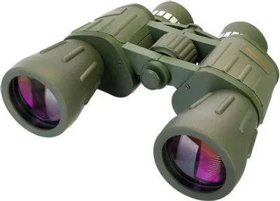 Бинокль DISCOVERY Field 78665,  10Х 50 мм Porro,  зеленый