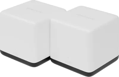 Бесшовный Mesh роутер MERCUSYS Halo H50G,  Wi-Fi 5,  AC1900,  2.4/5ГГц, 3 WAN/LAN, белый, 2 шт. в комплекте [halo h50g(2-pack)]