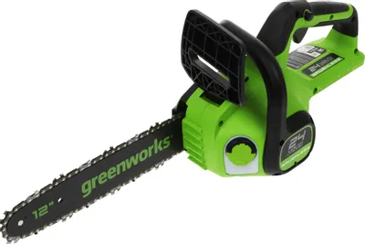 Цепная пила GREENWORKS GD24CS30,  аккумуляторная,  24В,  без АКБ,  без ЗУ [2007007]