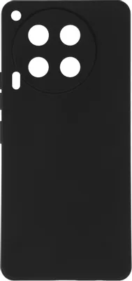 Чехол (клип-кейс) BORASCO Silicone Case, для Tecno Camon 30, черный [73126]