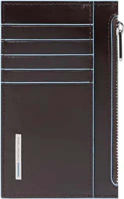 Чехол для кредитных карт Piquadro Blue Square PP6561B2R/MO, кожа натуральная, красное дерево