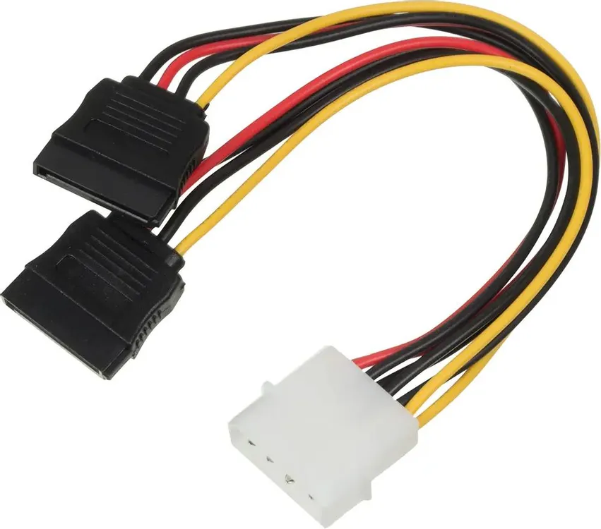 Кабель питания NingBo Molex 8980 -  SATA2 x,  0.18м