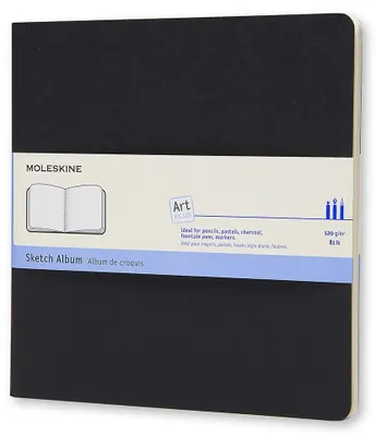 Блокнот Moleskine Art Cahier,  88стр,  черный [artska5]