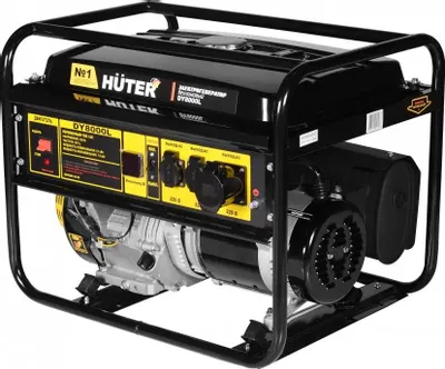 Бензиновый генератор Huter DY8000L, 220 В, 7кВт [64/1/33]