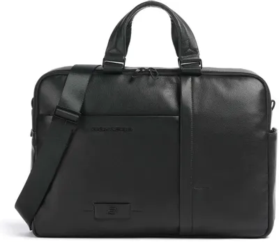 Деловая сумка Piquadro Russel, мужская, кожа натуральная, черный [ca6026w137/n]