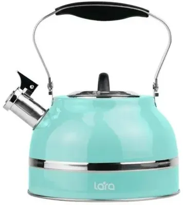 Металлический чайник LARA LR00-93,  2.5л,  бирюзовый