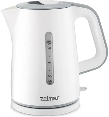 Чайник электрический Zelmer ZCK7620S, 1.7л, пластик