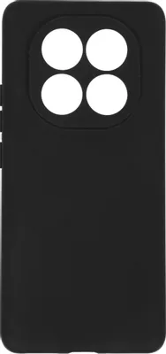 Чехол (клип-кейс) BORASCO Silicone Case, для Xiaomi Redmi Note 14 Pro 5G/Poco X7, черный [74549]