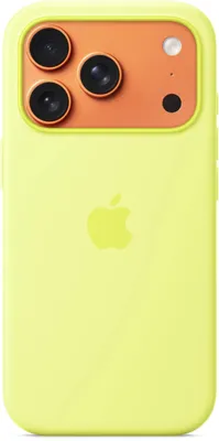 Чехол (клип-кейс) Apple Silicone Case, Neon Yellow,  для Apple iPhone 17 Pro, желтый [mgff4fe/a]