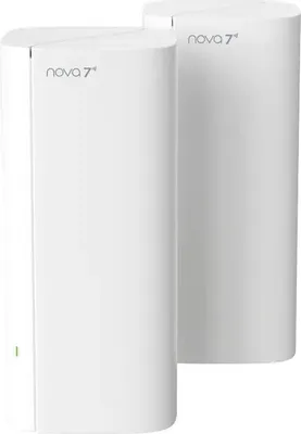 Бесшовный Mesh роутер TENDA Nova EE3 Pro,  Wi-Fi 7,  BE3600,  2.4/5ГГц, 3 WAN/LAN, белый, 2 шт. в комплекте