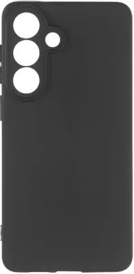 Чехол (клип-кейс) BORASCO Silicone Case, для Samsung Galaxy S26+, черный [76290]