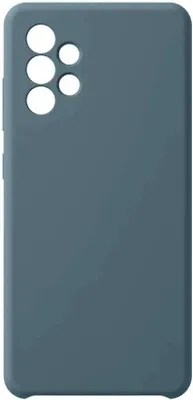 Чехол (клип-кейс) Deppa Liquid Silicone, для Samsung Galaxy A32, синий [870122]