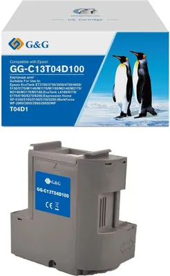 Бункер G&G GG-C13T04D100 (C13T04D100) для EcoTank ET3700/3750/3850/4750/4850/5150/5170/M1140/M1170/M1180/M2140/M2170