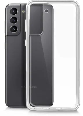 Чехол (клип-кейс) BORASCO Silicone Case, для Samsung Galaxy S21+, прозрачный [39890]