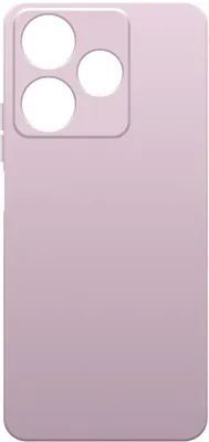 Чехол (клип-кейс) BORASCO Microfiber Case, для Xiaomi Redmi 13, лавандовый [73406]