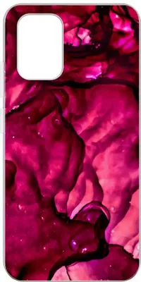 Чехол (клип-кейс) GRESSO Air, для Xiaomi Redmi Note 10/10S, прозрачный/бордовый [gr17aaae9606]