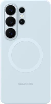 Чехол (клип-кейс) Samsung Silicone Magnet Case, для Samsung Galaxy S26 Ultra, голубой [ef-es948clegru]