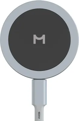 Беспроводное зарядное устройство MAGSSORY wch015,  USB-C, USB-C, 15Вт, темно-серый