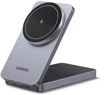 Беспроводное зарядное устройство UGREEN W528,  USB-C, 7.5Вт, 3A, серый [45056]