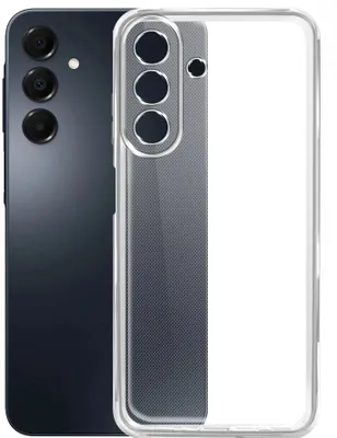 Чехол (клип-кейс) BORASCO Silicone Case, для Samsung Galaxy A17, прозрачный [75613]