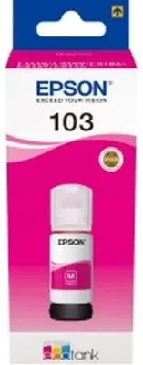 Чернила Epson 103 C13T00S34A, для Epson, 65мл, пурпурный