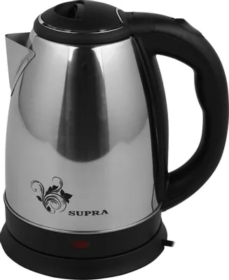 Чайник электрический Supra KES-1802S, 1.8л, металл/пластик