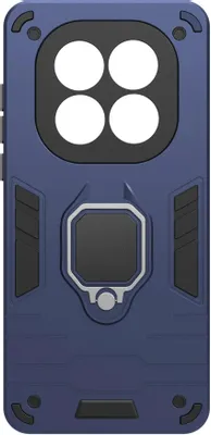 Чехол (клип-кейс) BORASCO Anti-Shock case, для Xiaomi Redmi Note 15 4G, противоударный, синий [76147]